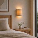 Ver imagem 2 de Arandela de Parede Apollo Tela Natural 3320 Madelustre 29cm E27 Bivolt Decorativa ST3341