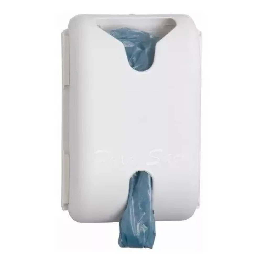 Puxa Saco/Dispenser Branco - Porta Sacolas Plásticas - 2