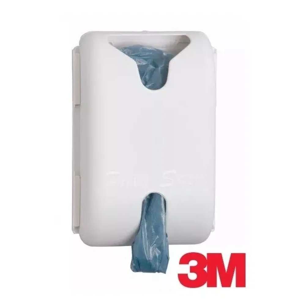 Puxa Saco/Dispenser Branco - Porta Sacolas Plásticas - 1
