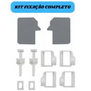 Ver imagem 2 de Kit Conjunto Fixação para Assento Sanitário Almofadado Cinza Escuro | Astra