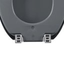 Ver imagem 3 de Kit Conjunto Fixação para Assento Sanitário Almofadado Cinza Escuro | Astra