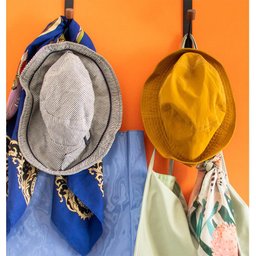 Conjunto 2 Cabideiros Ferreiro com Gancho para Porta Preto - 5