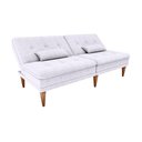 Ver imagem 1 de Sofá Cama na Caixa 3 Lugares 190cm e Almofadas Taylor Matrix Bege