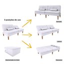 Ver imagem 5 de Sofá Cama na Caixa 3 Lugares 190cm e Almofadas Taylor Matrix Bege