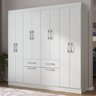 Guarda-roupa Casal 8 Portas 2 Gavetas 2 Basculante Rubi Yescasa - 1