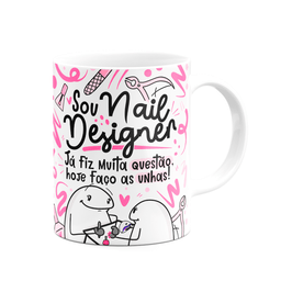 Caneca Flork Profissões - Sou Nail Designer - 2
