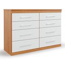 Ver imagem 2 de Cômoda para Quarto 8 Gavetas Gênova Plus