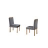 Conjunto Sala de Jantar 4 Lugares Mesa e Cadeiras Slim Madeira Maciça - 4