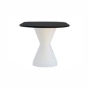 Ver imagem 4 de Mesa de Jantar Apollo Tampo Oblongo 180x90cm Branco/Preto