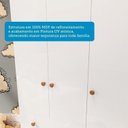 Ver imagem 5 de Quarto de Bebê Guarda-Roupa 3 Portas e Berço Mimo 100% MDF Espresso Móveis Branco Brilho/Amêndoa
