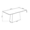 Ver imagem 4 de Mesa de Jantar Retangular Sylk com 8 Cadeiras Madeira Maciça Vegas