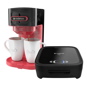 Kit Click Cadence - Sanduicheira e Cafeteira Single Up - 220v