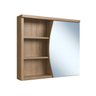 Conjunto para Banheiro Gabinete Supenso 70cm com Cuba e Espelheira 1 Porta 3 Nichos Laura - 10