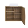 Conjunto para Banheiro Gabinete Supenso 70cm com Cuba e Espelheira 1 Porta 3 Nichos Laura - 7