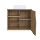 Ver imagem 7 de Conjunto para Banheiro Gabinete Supenso 70cm com Cuba e Espelheira 1 Porta 3 Nichos Laura