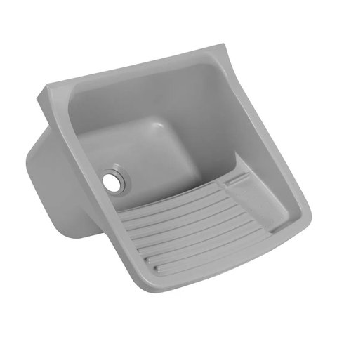Tanque Plástico para Lavar Roupa 34l Cinza Claro - Astra