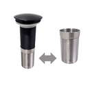 Ver imagem 2 de Prolongador Rosca Valvula Inox 1 1/4 Lavatorio Escoamento Cubas Pias 60mm