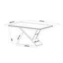 Ver imagem 4 de Mesa de Jantar Retangular Pipa com 8 Cadeiras Madeira Maciça Vegas 