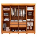 Ver imagem 3 de Guarda-roupa Lopas Andara Soft com Espelho 8 Portas 4 Gavetas