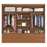 Guarda Roupa Casal 6 Portas 6 Gavetas Cinamomo Maximus Plus - 4