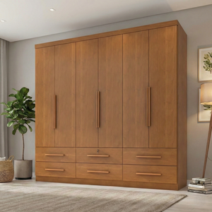 Guarda Roupa Casal 6 Portas 6 Gavetas Cinamomo Maximus Plus