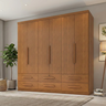 Guarda Roupa Casal 6 Portas 6 Gavetas Cinamomo Maximus Plus - 1
