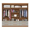 Guarda-roupa Casal 6 Portas 6 Gavetas Maximus Plus - 3