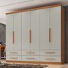 Guarda-roupa Casal 6 Portas 6 Gavetas Maximus Plus - 1