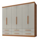 Ver imagem 2 de Guarda-roupa Casal 6 Portas 6 Gavetas Maximus Plus