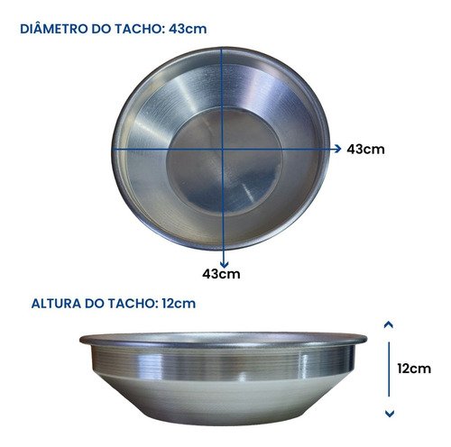 Fritadeira Elétrica Tacho Industrial Inox Redonda 7l Fritura - 4