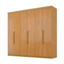 Ver imagem 3 de Guarda Roupa Casal Evidence Plus 6 Portas de Bater 4 Gavetas Marrom/Cinamomo