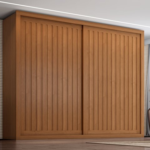 Guarda Roupa Casal Coliseu 2 Portas de Correr 6 Gavetas