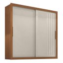 Ver imagem 2 de Guarda Roupa Casal Trianon 2 Portas de Correr 4 Gavetas Bege/Cinamomo/Areia