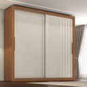 Ver imagem 1 de Guarda Roupa Casal Trianon 2 Portas de Correr 4 Gavetas Bege/Cinamomo/Areia