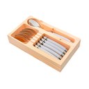 Ver imagem 4 de Conjunto de Talheres Luxo 18 Peças Original Laguiole La Tour - Branco