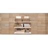 Prateleiras em Mdf Branco para Banheiro Lavanderia Sauna Kit com 03 Prateleiras 60 X 20 - 2