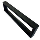 Ver imagem 1 de Puxador Porta de Madeira ou Vidro 3cm x 1,5cm Inox 304 - Preto Text. Loja da Indústria 1015mm x 1000