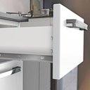 Ver imagem 3 de Balcão de Cozinha 3 Portas 2 Gavetas Itatiaia Florença de Aço 105cm Branco