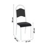 Conjunto com 2 Cadeiras para Sala de Jantar Cris - 5