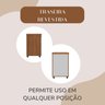 Gaveteiro 3 Gavetas com Rodinhas e Chave para Escritório - 11