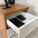 Ver imagem 6 de Gaveteiro 3 Gavetas com Rodinhas e Chave para Escritório