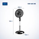 Ver imagem 6 de Ventilador de Mesa 40cm 127v/60hz Superpower