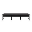Ver imagem 4 de Plataforma de Trabalho para 6 Pessoas F5 MDF MDP 360cm Preto F5 Office