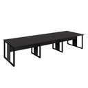 Ver imagem 3 de Plataforma de Trabalho para 6 Pessoas F5 MDF MDP 360cm Preto F5 Office