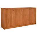 Ver imagem 2 de Buffet Aparador de Sala de Jantar 4 Portas Lia Marrom/Cinamomo