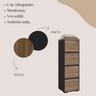 Gaveteiro Alto Arquivo para Pasta Suspensa com Chave, para Escrirório e Recepção - 7