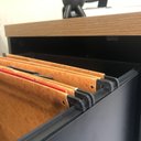 Ver imagem 6 de Gaveteiro Alto Arquivo para Pasta Suspensa com Chave, para Escritório e Recepção Nogal/Preto
