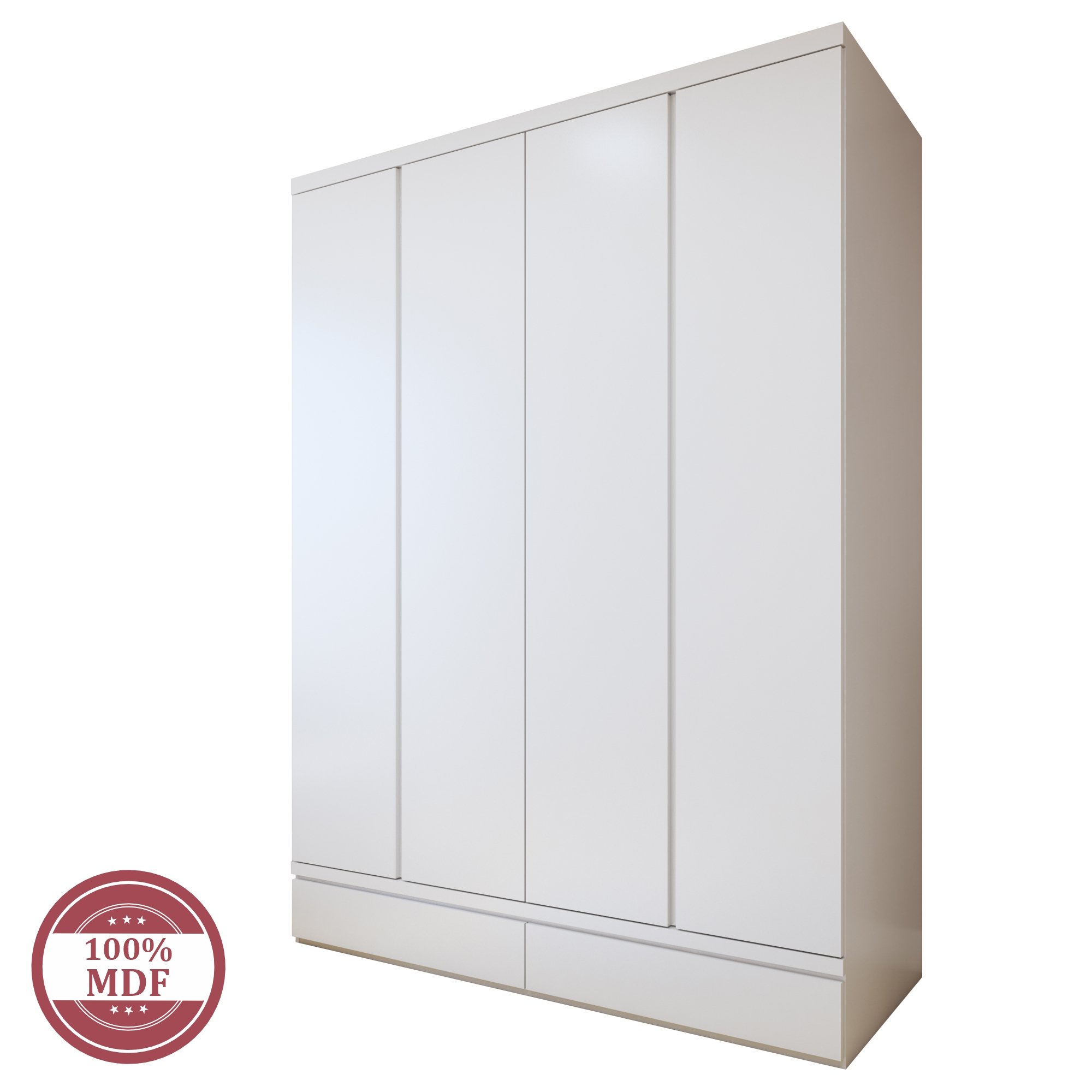 Guarda-roupa 4 Portas 3 Gavetas 100% Mdf Urbano - 10