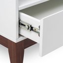 Ver imagem 6 de Mesa de Centro 100% MDF 80cm 1 Gaveta Fresh Branco