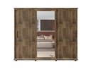 Ver imagem 1 de Roupeiro/Armário/Guarda Roupas/Organizador PAN Com 3 Portas de Correr 4 Gavetas Com Corrediças Teles